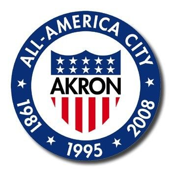 Wappen von Akron, USA